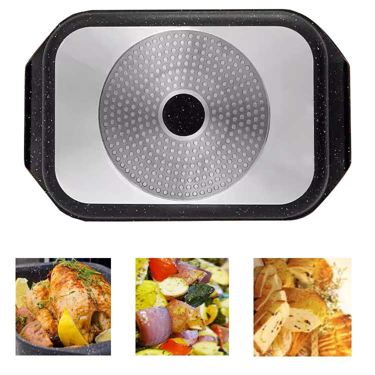 rectangle aluminuim roaster wholesale