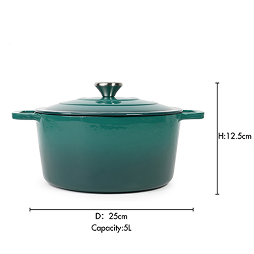 china 5l cast iron pot