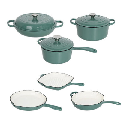 enameled cast iron cookware set