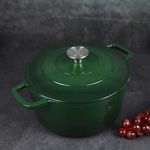 cast iron enamel dutch oven price