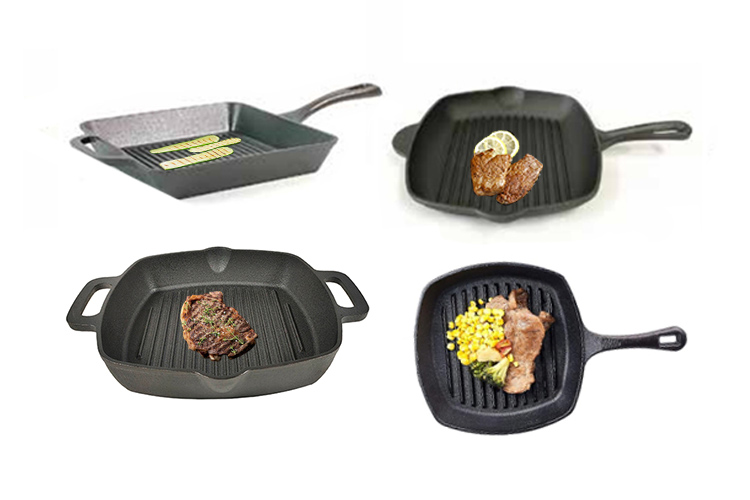 oem cast iron grill pan set