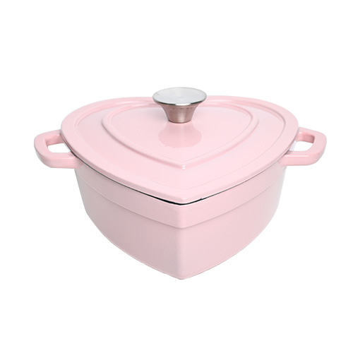 pink cast iron heart dutch oven wholesale