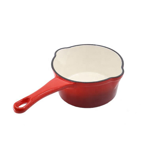 6.7 inch enamel cast iron sauce pan wholesale manufactuer