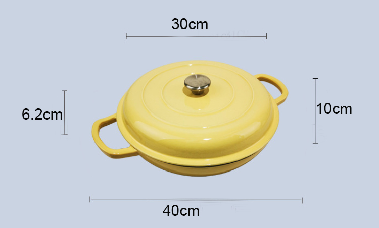 high-quality 4l cast iron pot